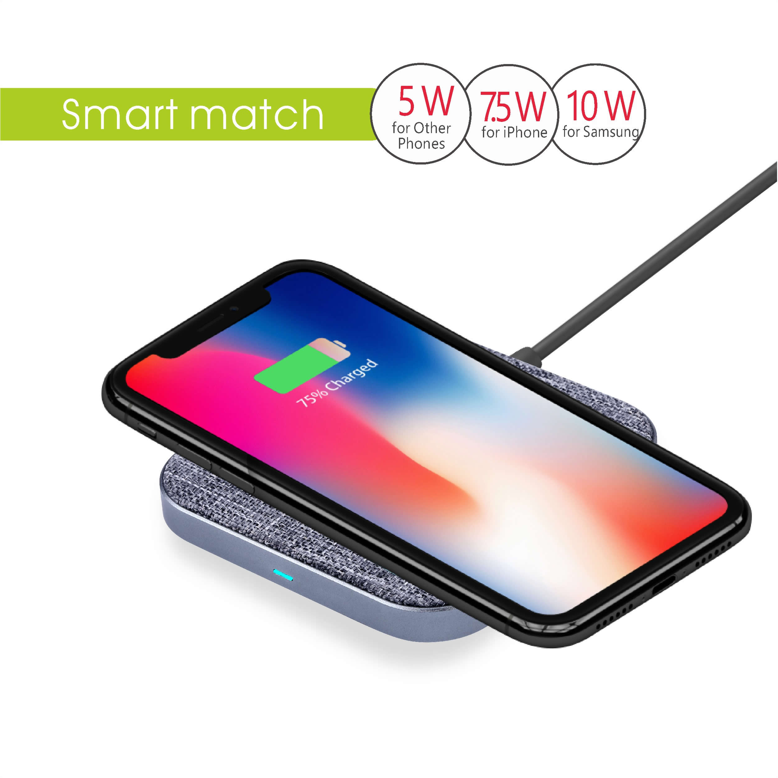 Q14 Qi Certified wireless charger pad